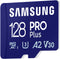 Samsung Pro Plus (2023) - microSDXC Geheugenkaart 128GB - Lees/schrijfsnelheden tot 180/130MB/s - Inclusief SD-adapter