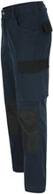 Herock Dero (2101) - Werkbroek - 2-way stretch met kniezakken - Zwart - Maat 38