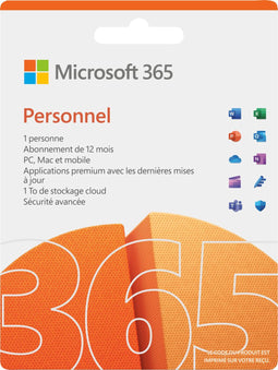 Microsoft Office 365 Personal - Abonnement 1 jaar - FR