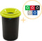 Plafor Eco Bin - Ronde Prullenbak 50L - Inclusief 5-delige Stickerset - Groen