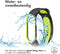 iMoshion Bandje Geschikt voor Xiaomi Mi Band 3 / 4 / Lime - iMoshion Siliconen sport band met inkliksysteem ronde drukknoop - Zwart