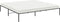 vidaXL - Bedframe - metaal - zwart - 200x200 - cm