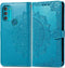 iMoshion Hoesje Geschikt voor Motorola Moto G71 Hoesje Met Pasjeshouder - iMoshion Mandala Bookcase - Turquoise