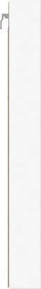 vidaXL - Vitrinekast - 100x8,5x75 - cm - bewerkt - hout - wit