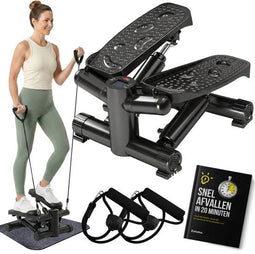 Zoluko Stepper - Fitness Step - Weerstandsbanden - Zwart