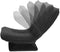 Corsica Relaxfauteuil - 360° draaibaar - Opvouwbaar - Donkergrijs
