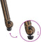 vidaXL - Tuinstoelen - 2 - stuks - in - bronzen - gietaluminium