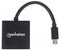 Manhattan 152570 - Mini-DisplayPort naar HDMI Adapter - Actieve signaalconversie - Zwart