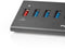 Nedis UHUBUP3510BK - USB Hub - 5x USB 3.2 (Gen1, 5Gb/s) - Zwart