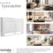 Tectake Radiatorombouw Vila - Radiatorafdekking - Lamellenontwerp - Wit - 152,5x19x82cm