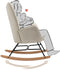 MEUBLE COSY Schommelstoel - Relaxstoel - Ergonomisch - Beige - 66x84x97cm
