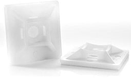 Plakzadel 28x28mm naturel 100 stuks