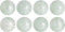 Ballen CAPIZ Decoratie Munt 10 x 10 x 10 cm (8 Stuks)