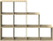 vidaXL - Kamerscherm - / - boekenkast - 137,5x29x103,5 - cm - hout - sonoma - eiken