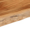 vidaXL - Tafelblad - rechthoekig - natuurlijke - rand - 110x40x3,8 - cm - acaciahout