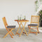 vidaXL - 3-delige - tuin - bistro - set - in - massief - acaciahout