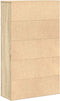 vidaXL - Boekenkast - 60x24x101,5 - cm - bewerkt - hout - sonoma - eikenkleurig