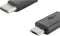 Digitus USB-kabel USB 2.0 USB-C stekker, USB-micro-B stekker 1.80 m Zwart Rond, Stekker past op beide manieren, Afgesch