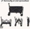 Infinity Goods Bolderkar - Opvouwbaar - 100KG Draagkracht - Draaibare Wielen - 90 x 50 x 75 CM -