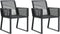 vidaXL - Tuinstoelen - 2 - st - poly - rattan - zwart