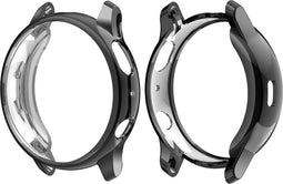 Full Cover Case Bumper Set Geschikt Voor Samsung Galaxy Watch Active2 44mm - 360 Graden - 2 Stuks - Zwart