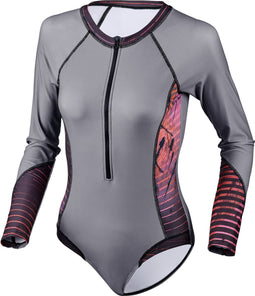 Beco Badsuit Beactive Dames Polyamide/elastaan Grijs Maat 34
