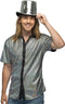 Boland - Shirt Disco Diamond zilver (L) - Volwassenen - Danser/danseres - 80's & 90's - Disco