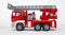 Bruder MAN Brandweerwagen - Speelgoedvoertuig - Draailadder waterpomp licht- en geluidsmodule - Rood