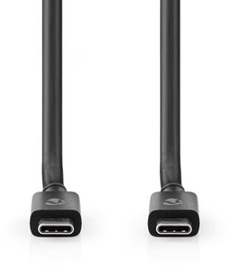 Nedis CCGP66040BK10 - USB4-kabel - 40 Gbps 240W Power Delivery - Zwart