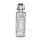 Waterfles Versa Transparant Glas Aluminium
