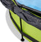 EXIT Lime zwembad ø360x76cm met filterpomp en schaduwdoek - groen