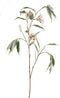 PTMD Eucalyptus Tak Kunstplant - 85 x 50 x 118 cm - Groen/roze