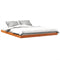 vidaXL - Bedframe - massief - grenenhout - wasbruin - 160x200 - cm