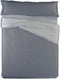 Dekbedovertrek set Hosteline VEGAS Grijs Bed van 150 2 Onderdelen