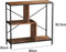Keukenkast industrieel - keukenrek organizer - 82 cm hoog - vintage bruin hout