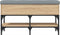 vidaXL - Schoenenbank - 82x32x45 - cm - bewerkt - hout - sonoma - eikenkleurig