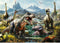 Puzzel Educa Ferocious dinosaurs 1000 Onderdelen