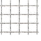 vidaXL - Draadhek - geweven - gaas - 50x50 - cm - 31x31x3 - mm - roestvrij - staal