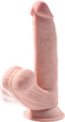 King Cock Plus Realistische Dildo Met Bewegende Balzak - 24 cm