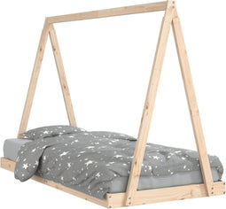 vidaXL - Kinderbedframe - 90x190 - cm - massief - grenenhout