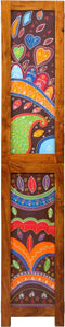 vidaXL - Kamerscherm - 3 - Panels - Honingbruin - 35x1.5x160 - cm - Massief - Acaciahout