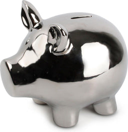Salt&Pepper OINK - Spaarvarken - Zilver Silver