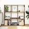 vidaXL - Kamerscherm - / - boekenkast - 102x29x103,5 - cm - hout - artisanaal - eiken