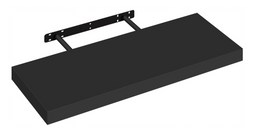 Esituro Hangende Wandplank - Moderne Zwevende Boekenplank - 80 x 23 x 3,8 cm - Matzwart