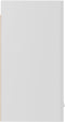 vidaXL - Hangkast - 29,5x31x60 - cm - bewerkt - hout - hoogglans - wit