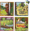 Gruffalo puzzel 4 in 1 puzzel educatief peuter speelgoed - kinderpuzzel 4x6x9x16 stukjes leren puzzelen - 3 jaar en ouder - Bambolino Toys