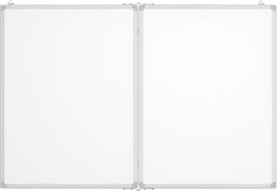 vidaXL Whiteboard magnetisch inklapbaar 120x100x1,7 cm aluminium