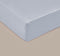 Coco & Cici - Tencel Sateen Hoeslaken 180 x 220 cm - 2 Persoons Beddengoed - Lyocell - Elastiek Rondom - Grijs Blauw - Extra Zacht