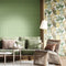 Noordwand - Topchic - Behang - Big - leaves - groen - en - beige