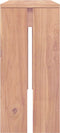 vidaXL - Wandtafel - 110x35x75 - cm - massief - teakhout